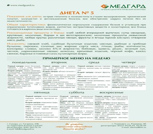 Рацион при желчнокаменной болезни