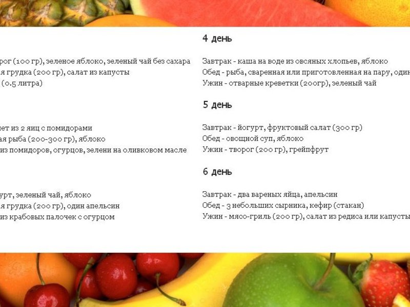 Результаты диеты шесть лепестков