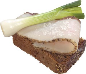 Бутерброд с салом - вкусно и очень просто