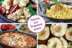 Рецепты 90 дневной диеты - какие продукты и как много есть?