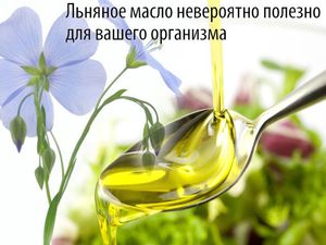 Льняное масло в упаковке - готовый продукт